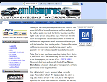 Tablet Screenshot of emblempros.com